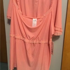 SOLD. Ruffle lingerie pajama set SOLD.